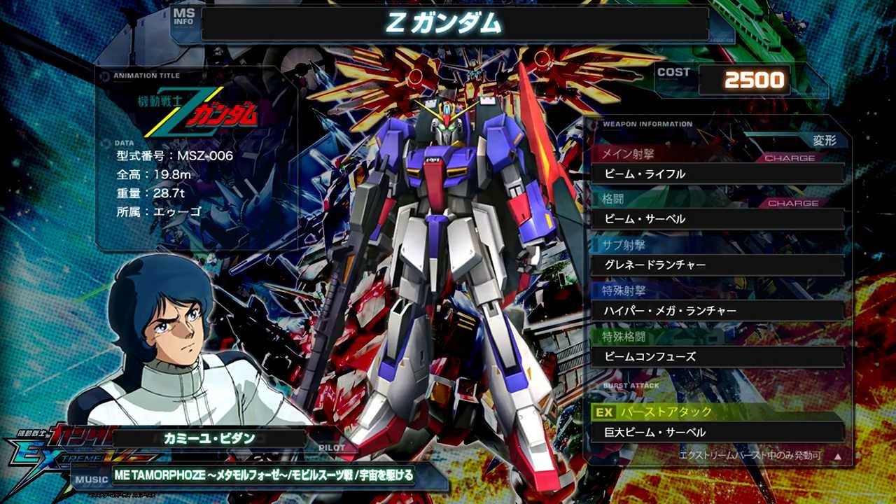 Gundam Extreme VS Full Boost - Riders in the skies  extended