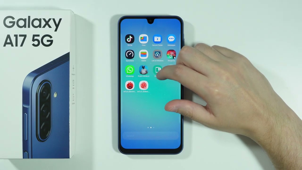 Samsung Galaxy A17: How to Create Folder in Apps Screen (App Drawer)