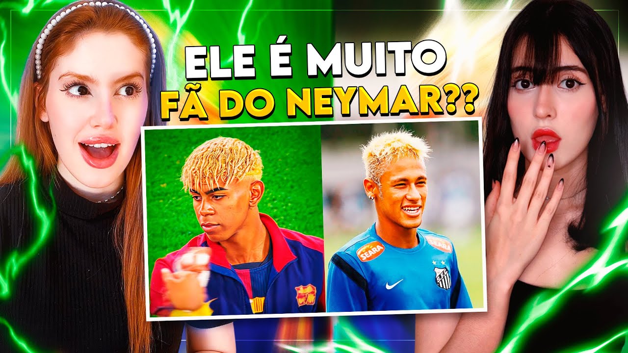 REACT | 10 VEZES QUE LAMINE YAMAL COPIOU O NEYMAR | CR Reacts
