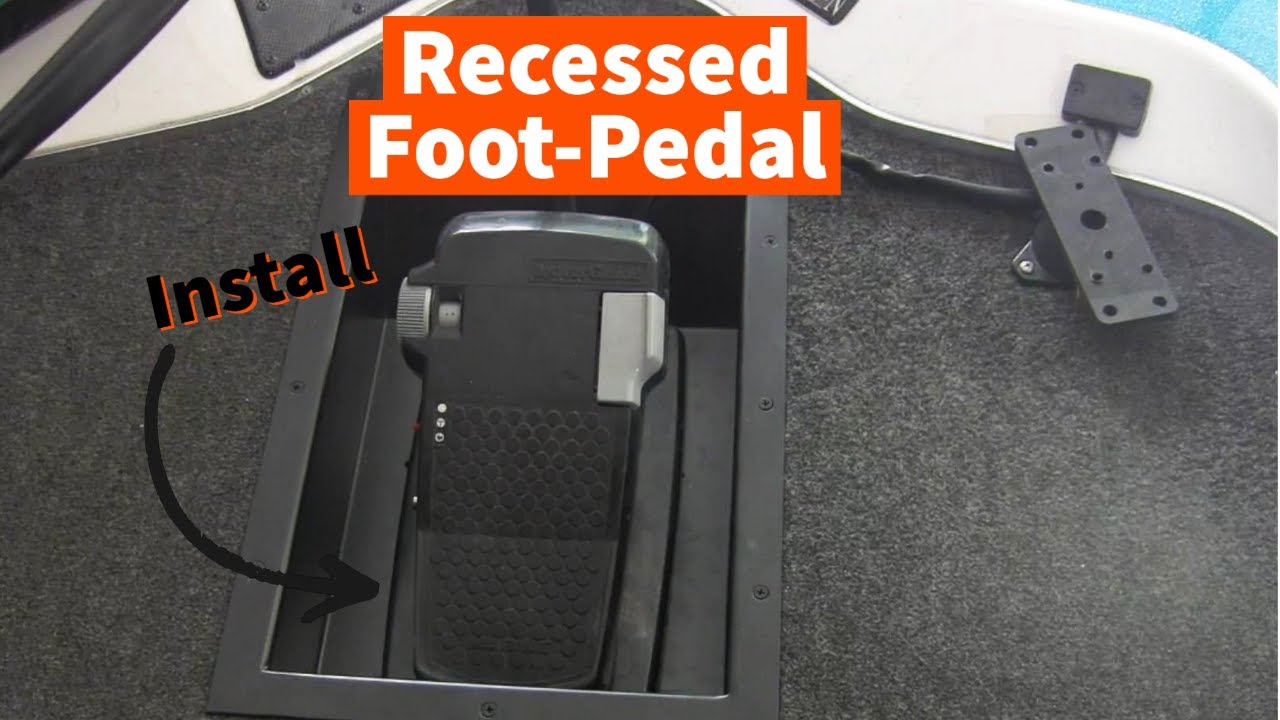 INSTALLING a recessed TROLLING MOTOR TRAY in the CHAMPION