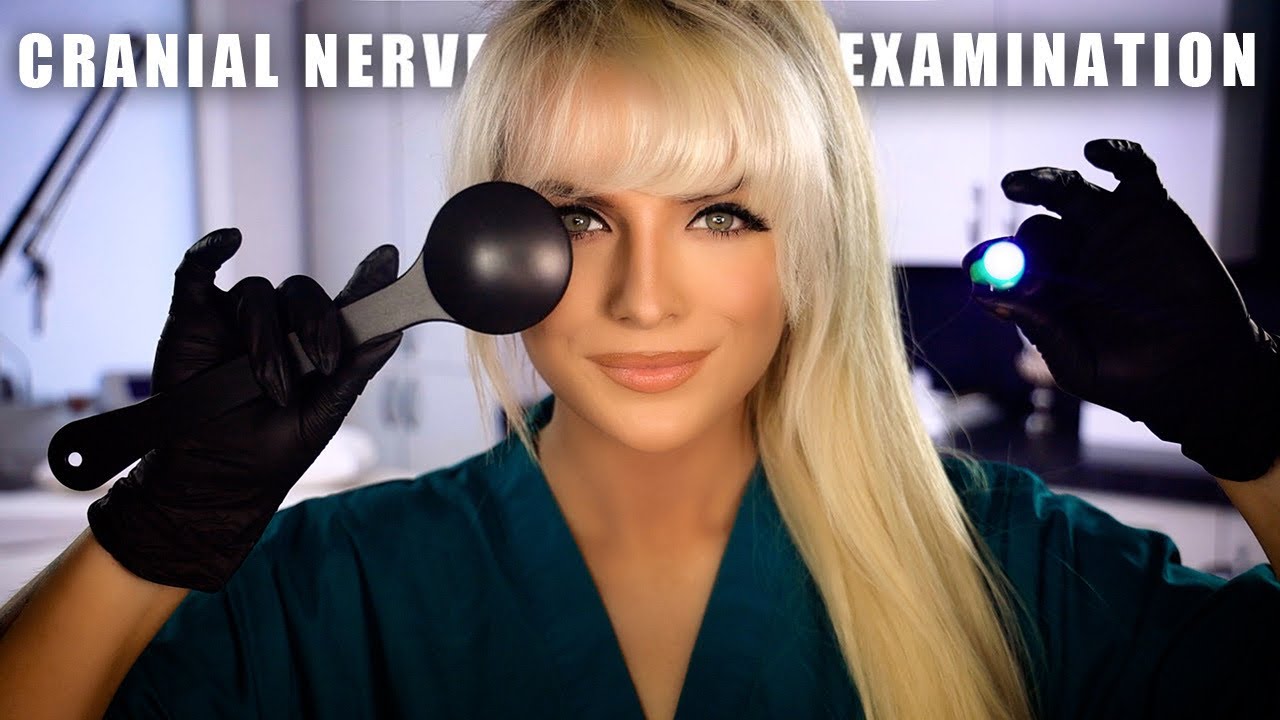 Walk-In Clinic Cranial Nerve Examination & Physical | ASMR (detailed personal attention)