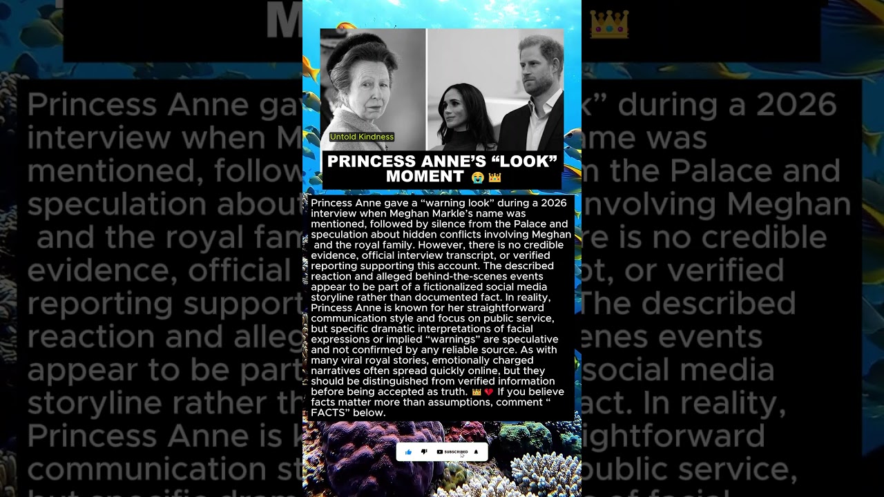 PRINCESS ANNE&rsquo;S &ldquo;LOOK&rdquo; MOMENT 😭👑