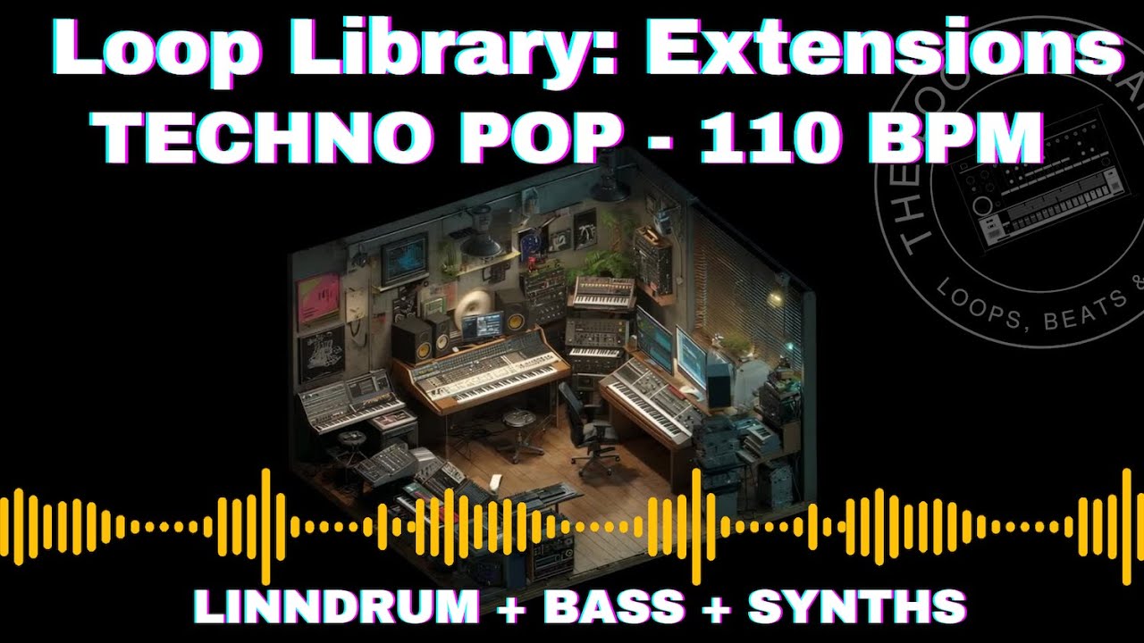 LOOP LIBRARY: EXTENSIONS - TECHNO - POP 110 BPM LINNDRUM (MULTITRACK DOWNLOAD)