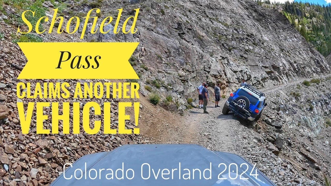 Colorado deadliest trail claims another vehicle, almost! Schofield Pass & the Devils Punch Bowl