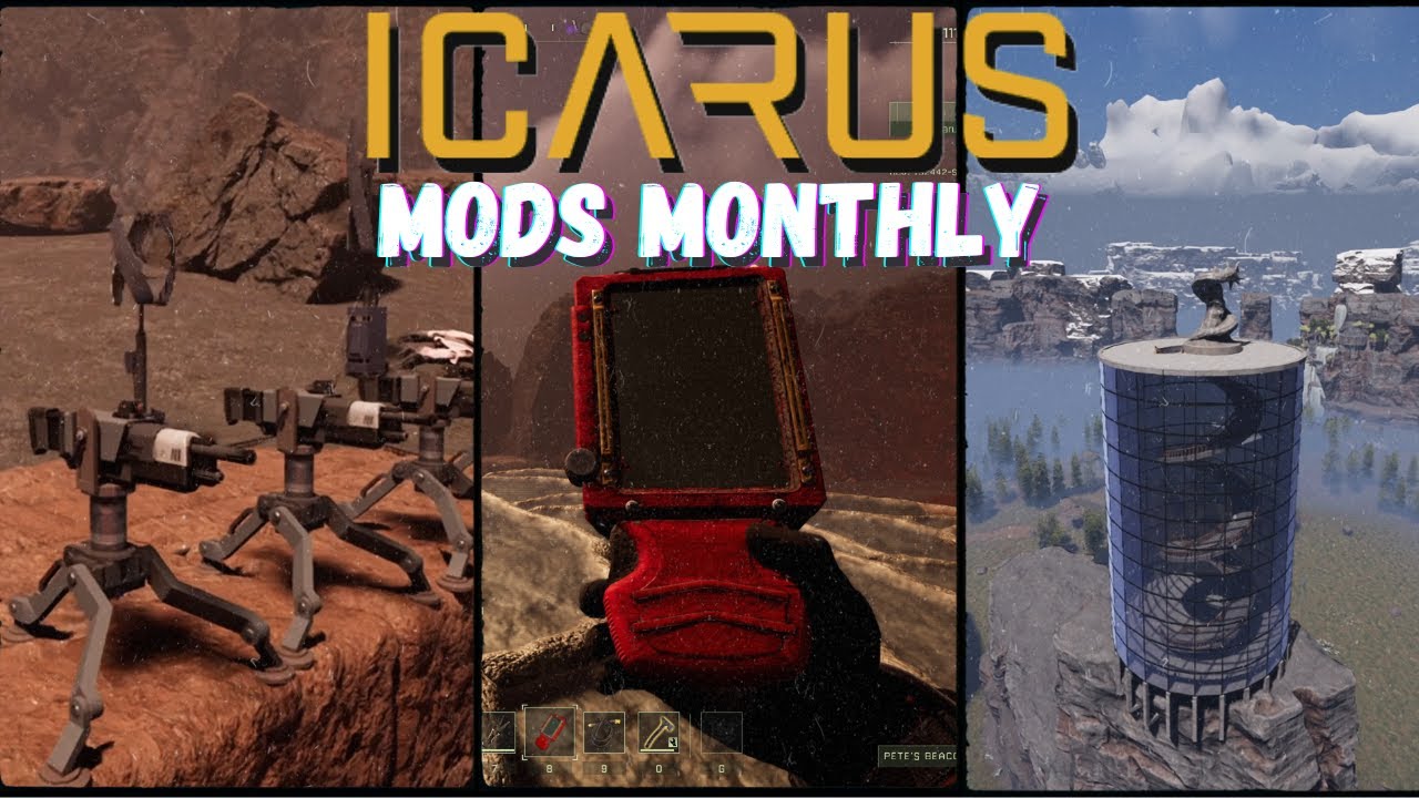 Демонстрация модов Icarus | Эпизод 5 | Ежемесячный обзор модов Icarus
