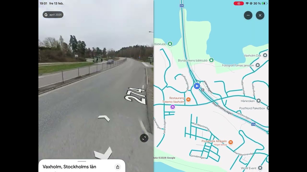Google Street View - Visiting All Streets on Vaxholm (Part 1)