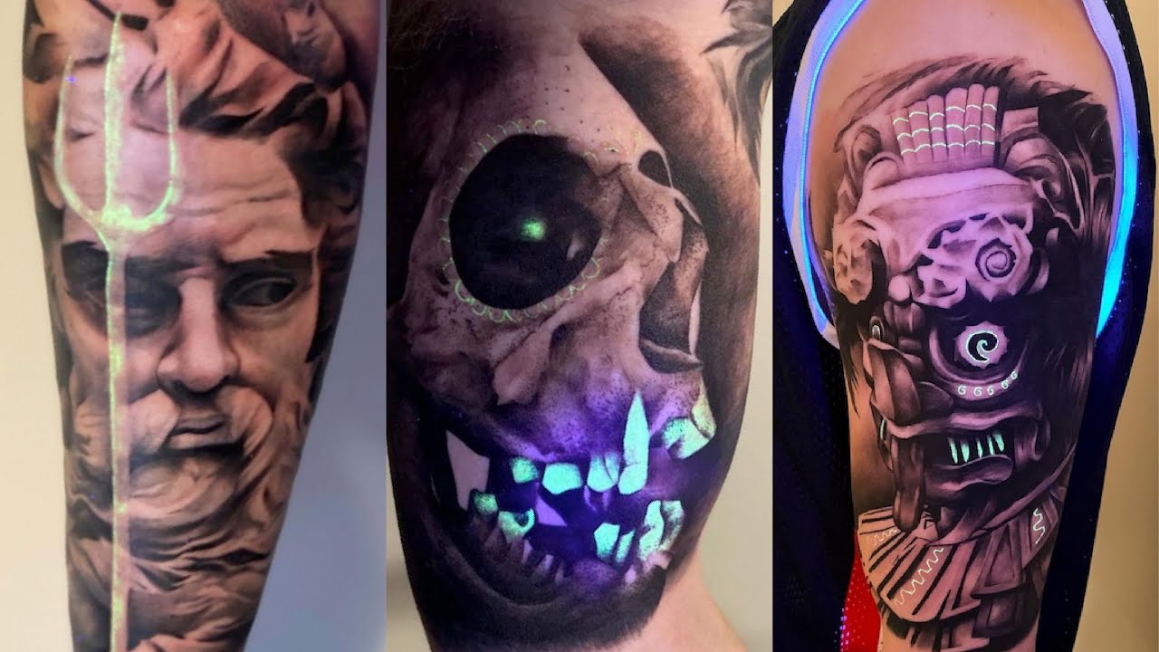 13 UV Tattoo Designs for Men & Women | Best UV Tattoo Artist | UV Tattoo Ideas | Black Light Tattoos