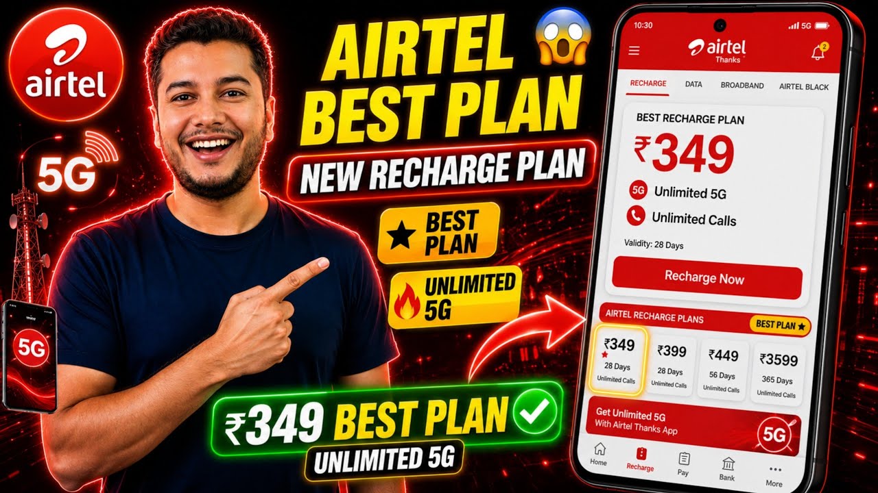 Which Is the Best Plan for Airtel? 🔥 | Airtel New Recharge Plans 2026 | Best Airtel Recharge Plan