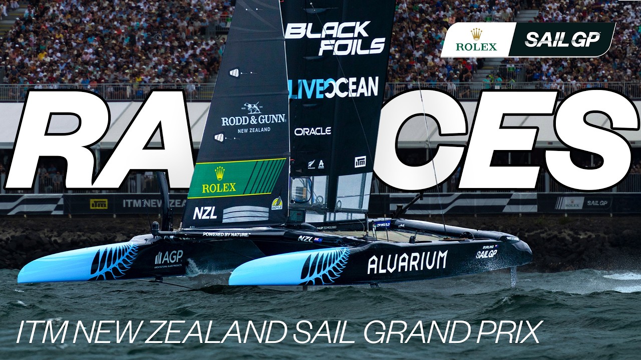 BEST RACES from all ITM New Zealand Sail Grand Prix so far! 🇳🇿