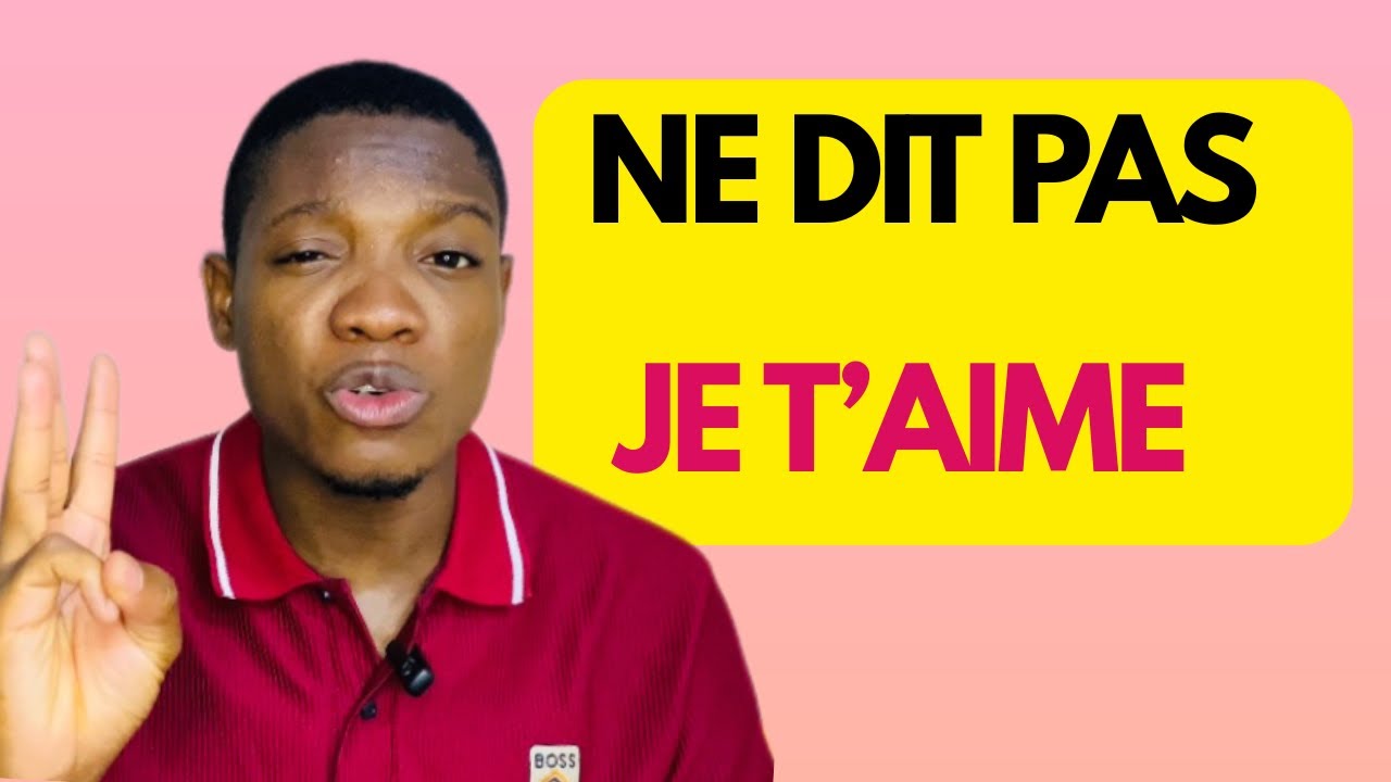 Ne dit plus jamais je t’aime à une personne sans vérifier ces 3 choses ( Piège à éviter  ) #amour 