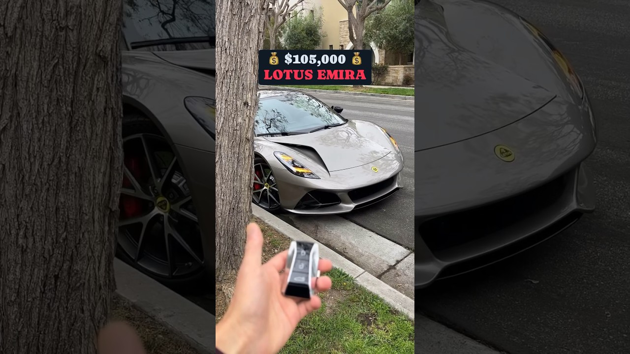 $105k LOTUS EMIRA w/ 405 HP 😈 #lotus #emira #asmr #coldstart #v6 #emeya #eletre #evija #sportcar