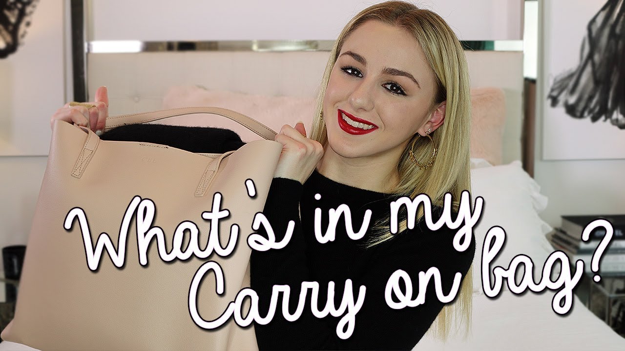 What's in my Bag: Carry-on Edition | CHLOE LUKASIAK