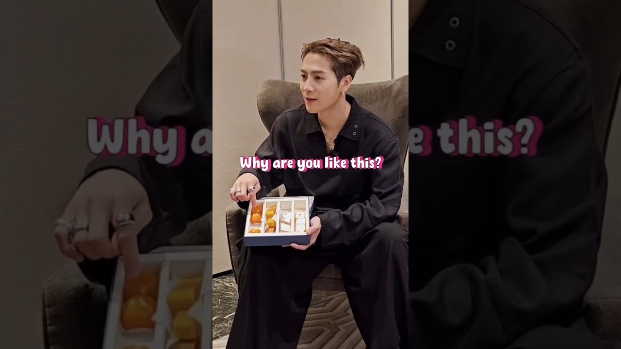 Jackson trying indian sweets 😍 #jacksonwang #got7 #kpop #shortsviral #fypシ゚viral#subscribe #shorts