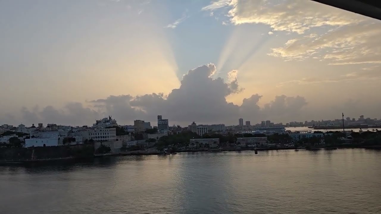 Coming in to Puerto Rico!!  Beautiful place to visit!
