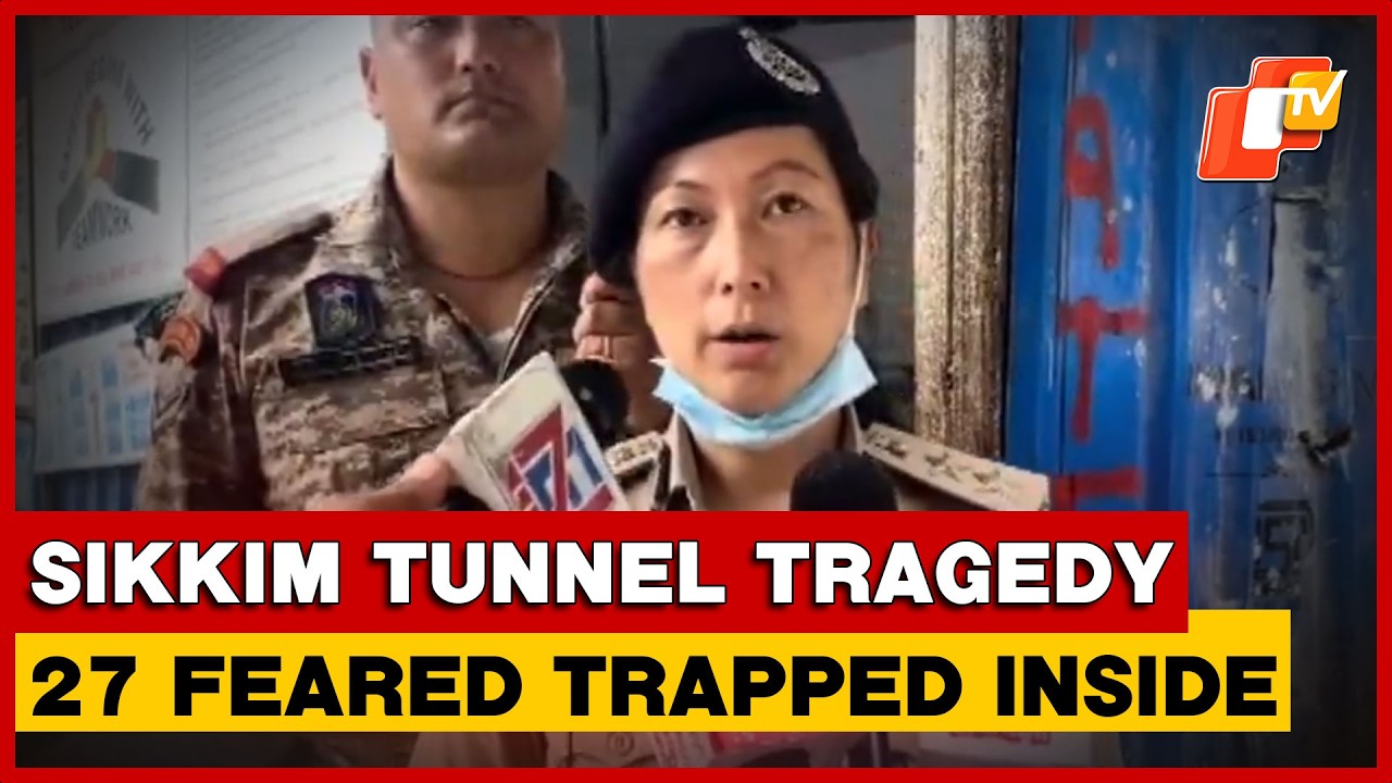 Sikkim Tunnel Tragedy: 10 Bodies Recovered, 27 Feared Trapped Amid Rescue Ops
