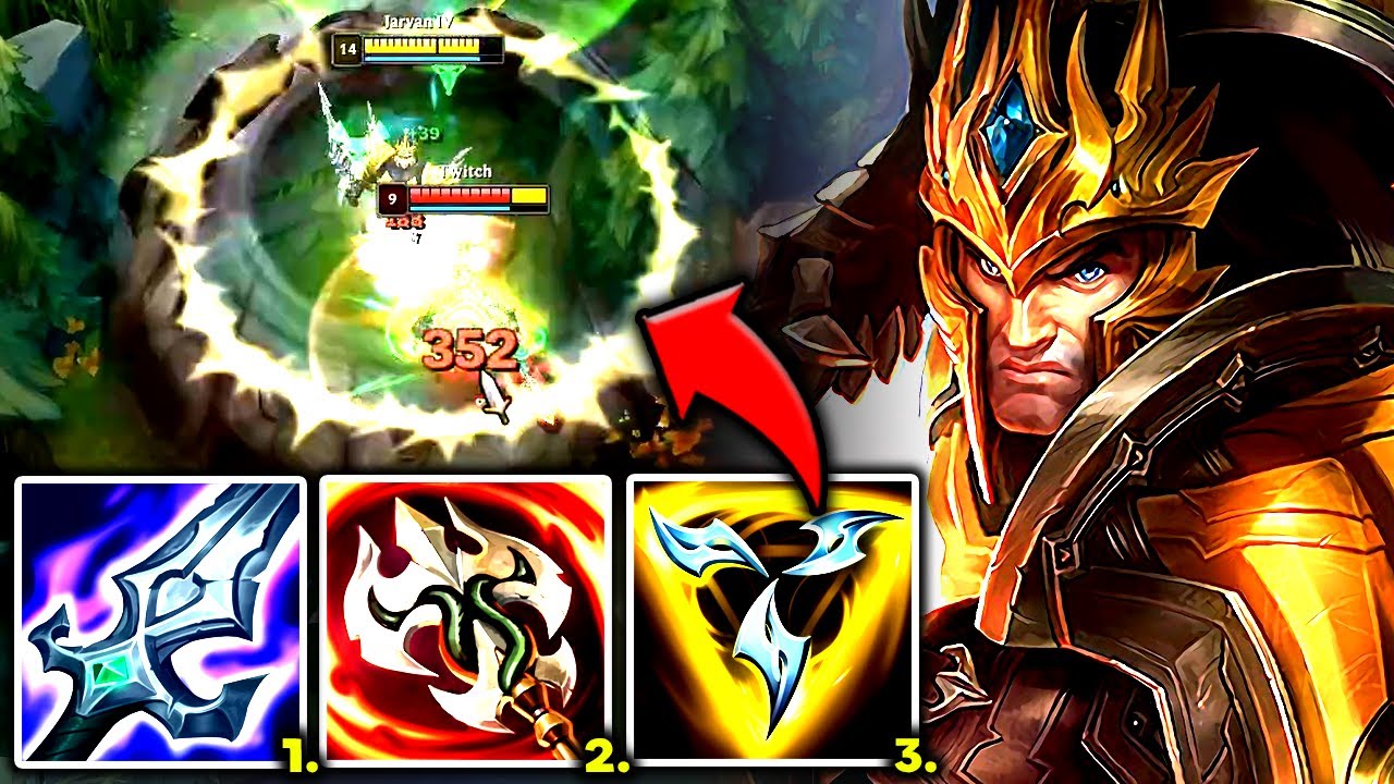 JARVAN TOP AOE ON-HIT BUILD 100% DEMOLISHES EVERYONE (INCREDIBLE) - S13 Jarvan TOP Gameplay Guide