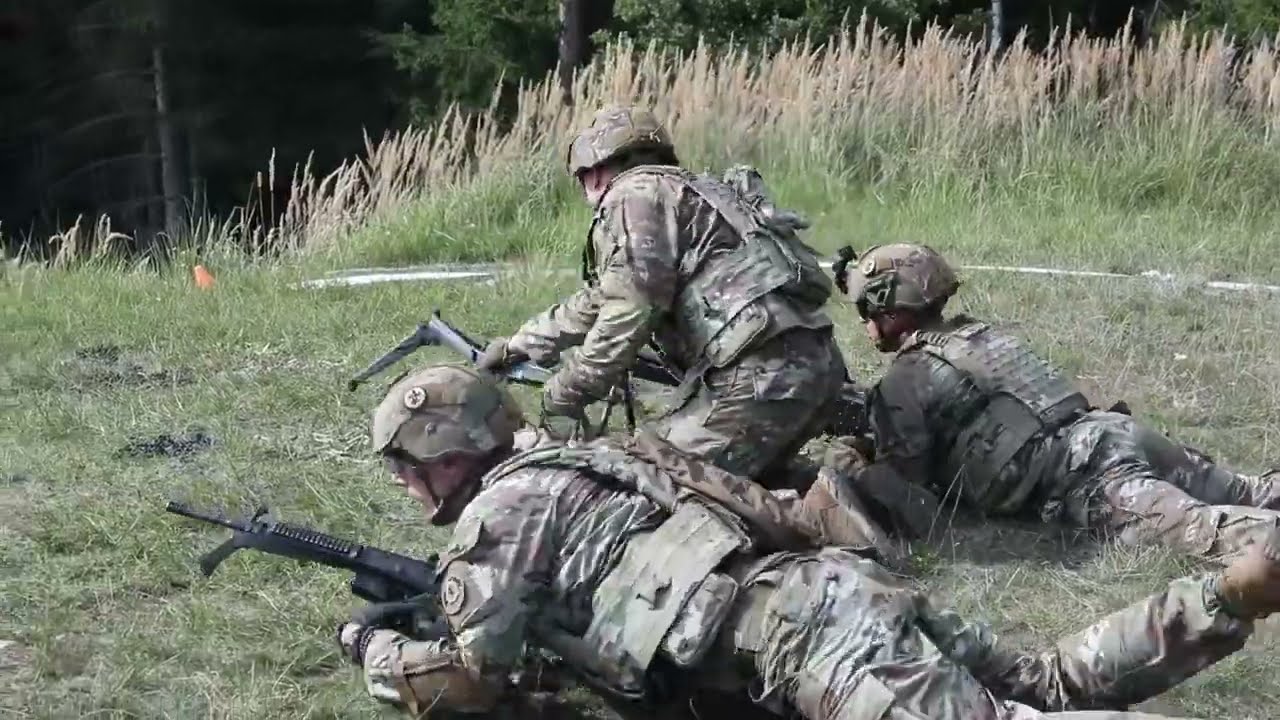 U.S. Army Europe and Africa Best Squad Competition: M249/M240 Qualifications Range