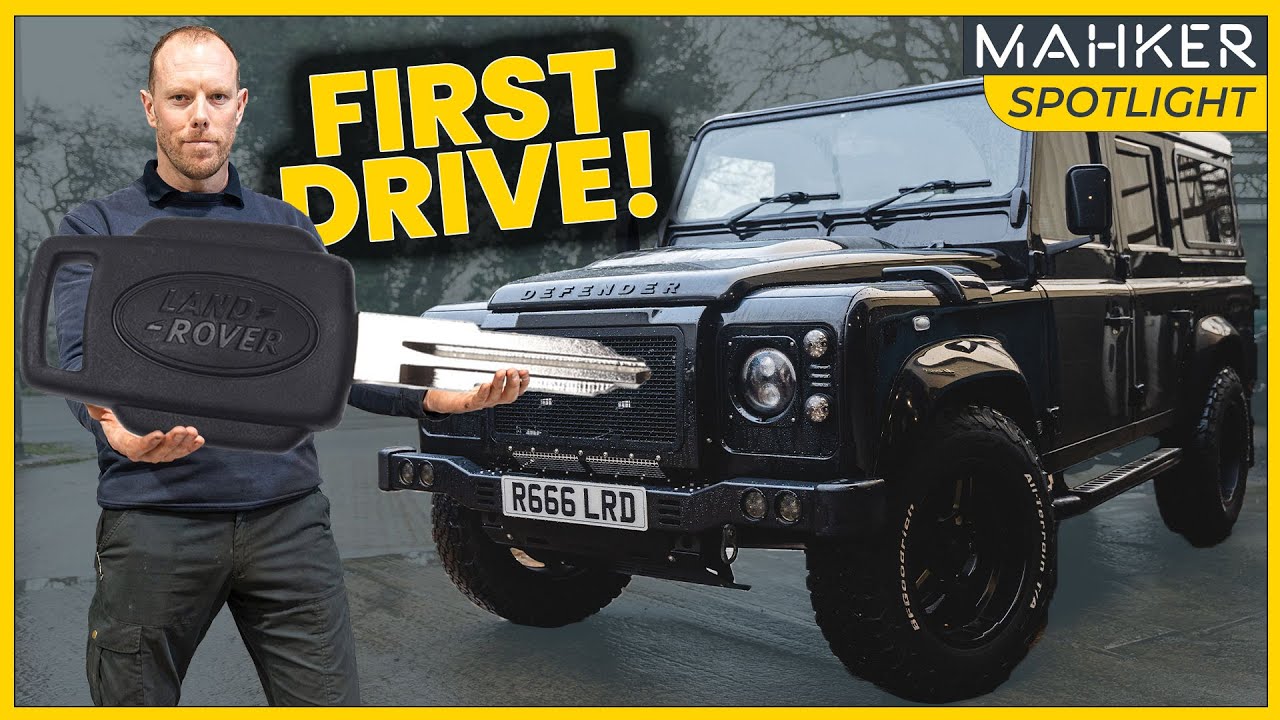 Rob's First Drive in His EPIC BMW M57-Swapped Defender with 8HP Gearbox! || Mahker 4x4
