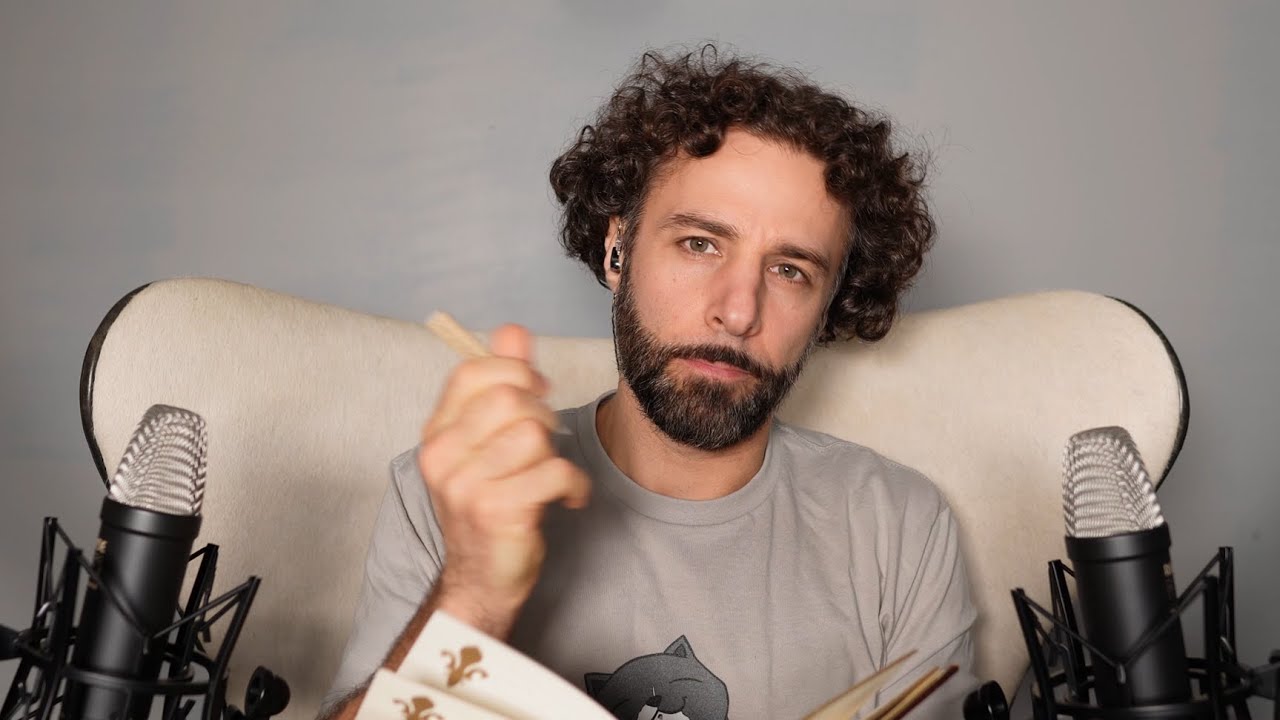 ASMR Writing on Slate, Leather, and Wood ✍️ Whispered Goals