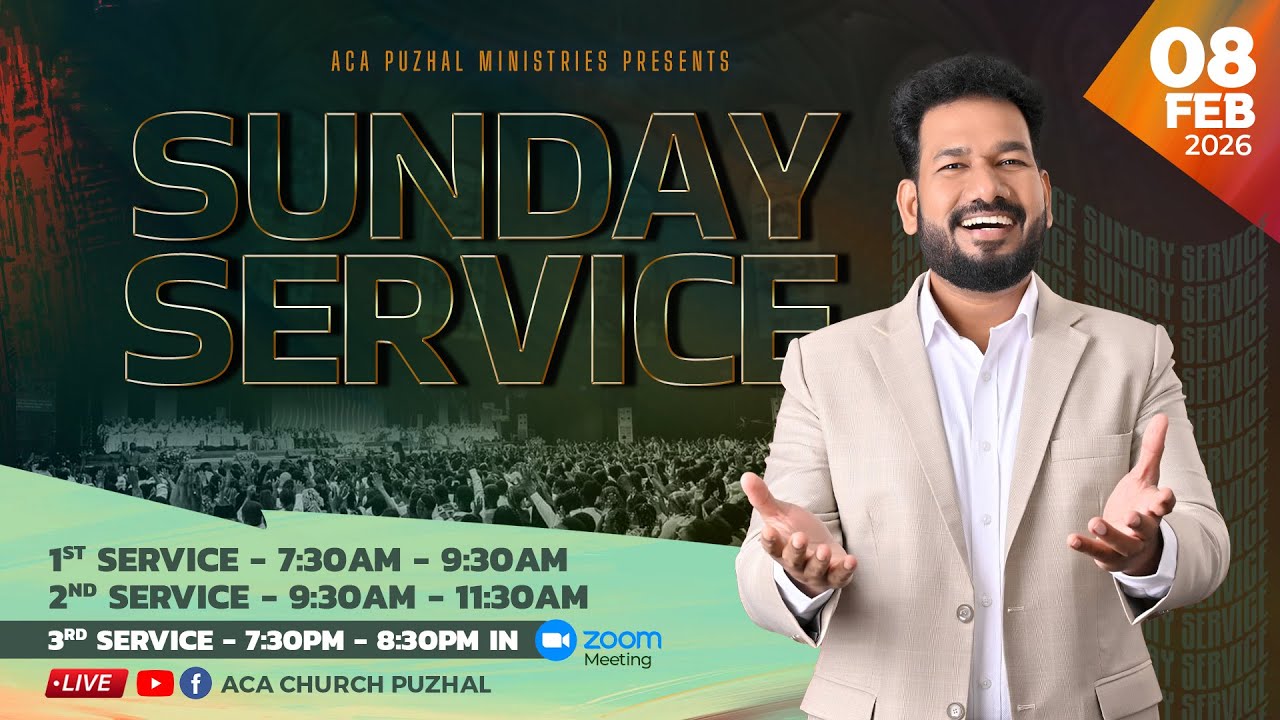 🔴🅻🅸🆅🅴 | Sunday Service - 2nd Service (Tamil) | 08 Feb 2026 | 9:30AM