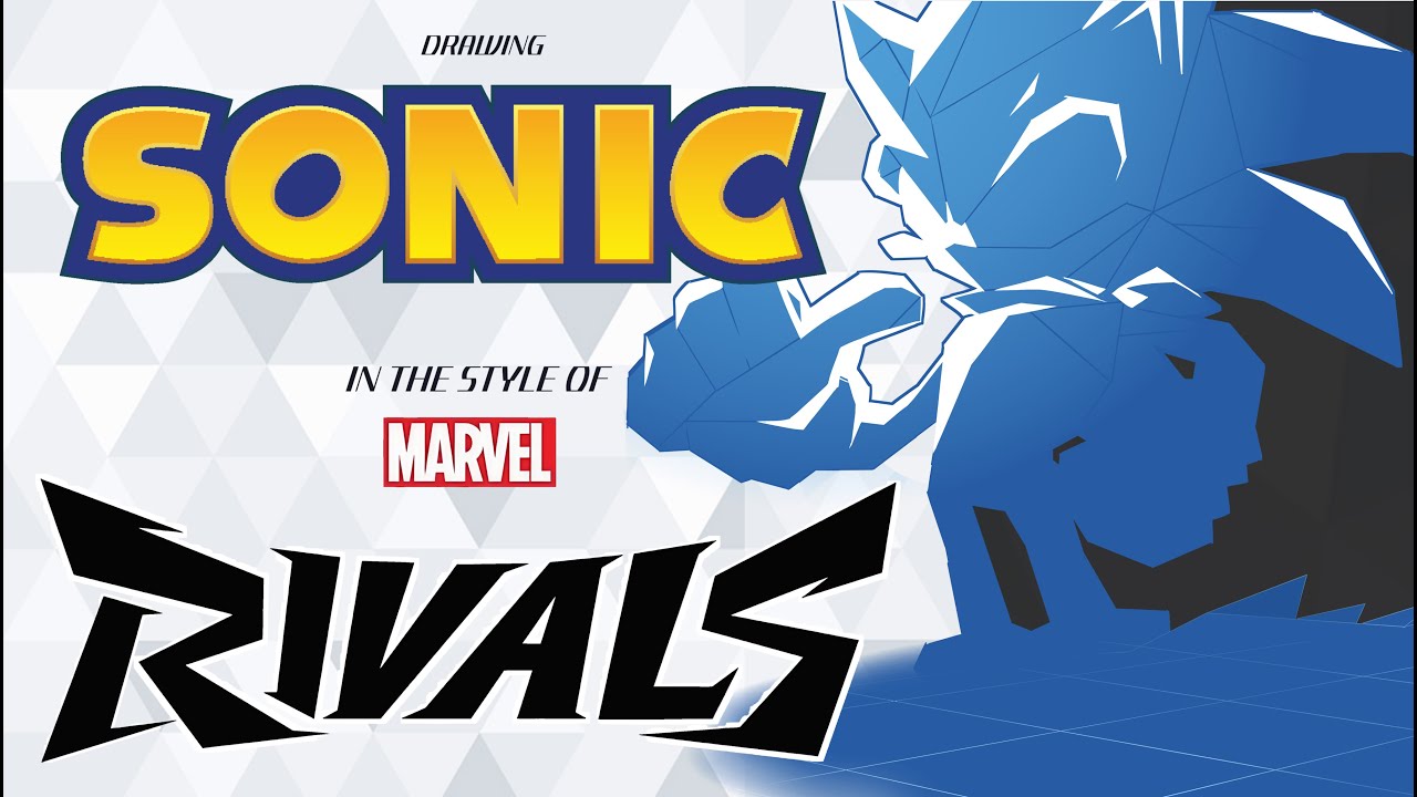 Drawing Sonic in Marvel RIVALS