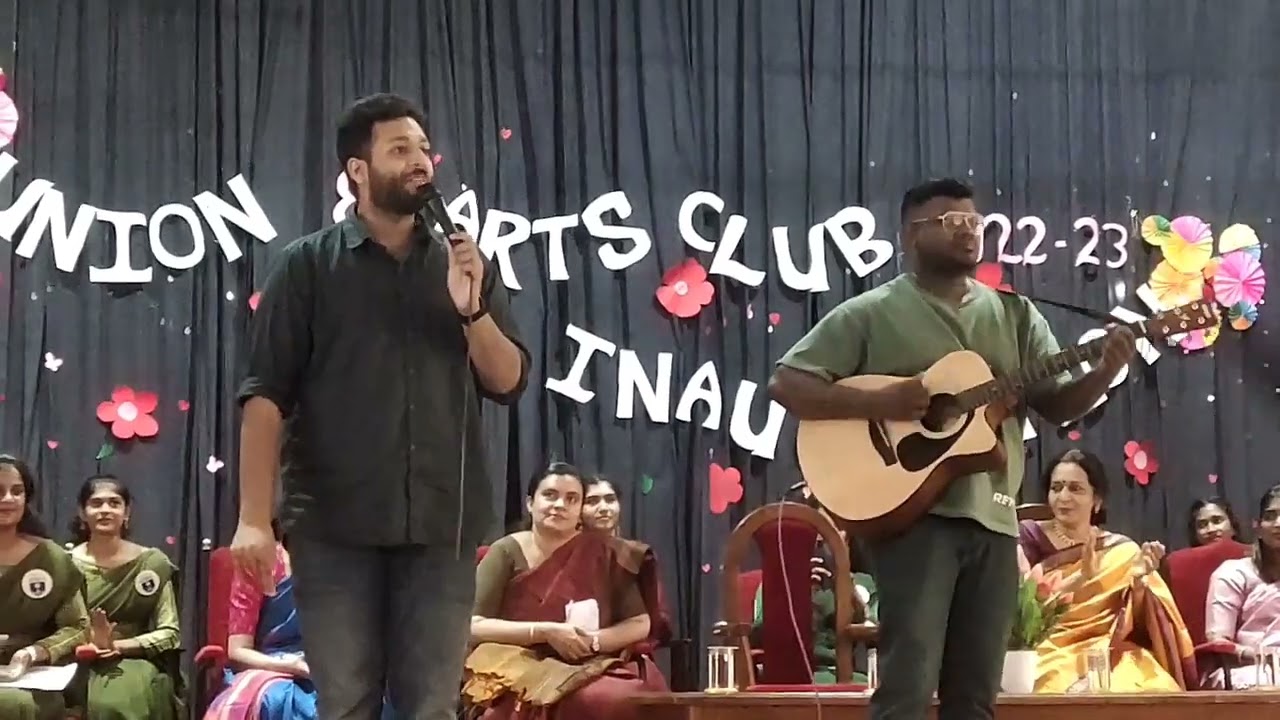 Evugin Emmanuel singer at All Saints' College Thiruvananthapuram 2023