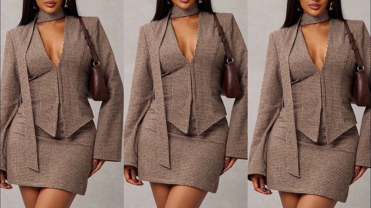 HOW  TO CUT A SIMPLE PRINCESS DART BUSTIER BLOUSE WITH A FRONT ZIPPER AND A DEEP NECK