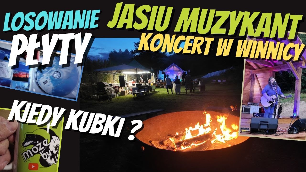 (185) Jasiu MUZYKANT Koncert WINNEGRANIE Winnica Orle. Wyniki losowania płyty! Kiedy Kubkobranie?