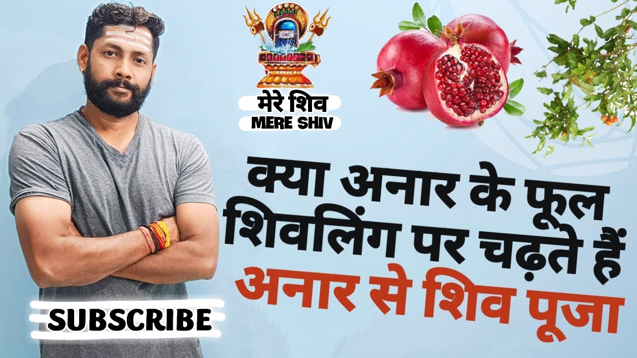 शिव पूजा में अनार के पुष्प और फल