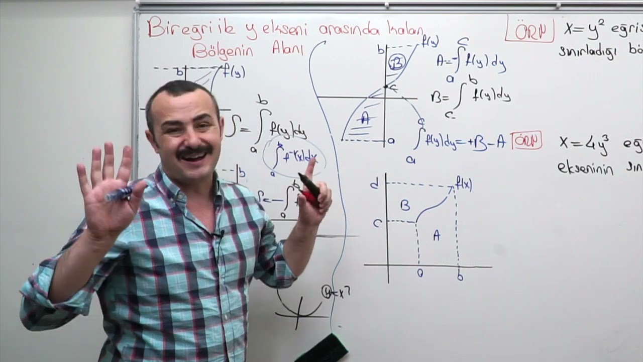 İNTEGRAL 20 Konu Anlatım Serisi (İNTEGRAL ALAN -Eğrinin y Ekseni ile Sınırladığı Bölgenin Alanı)