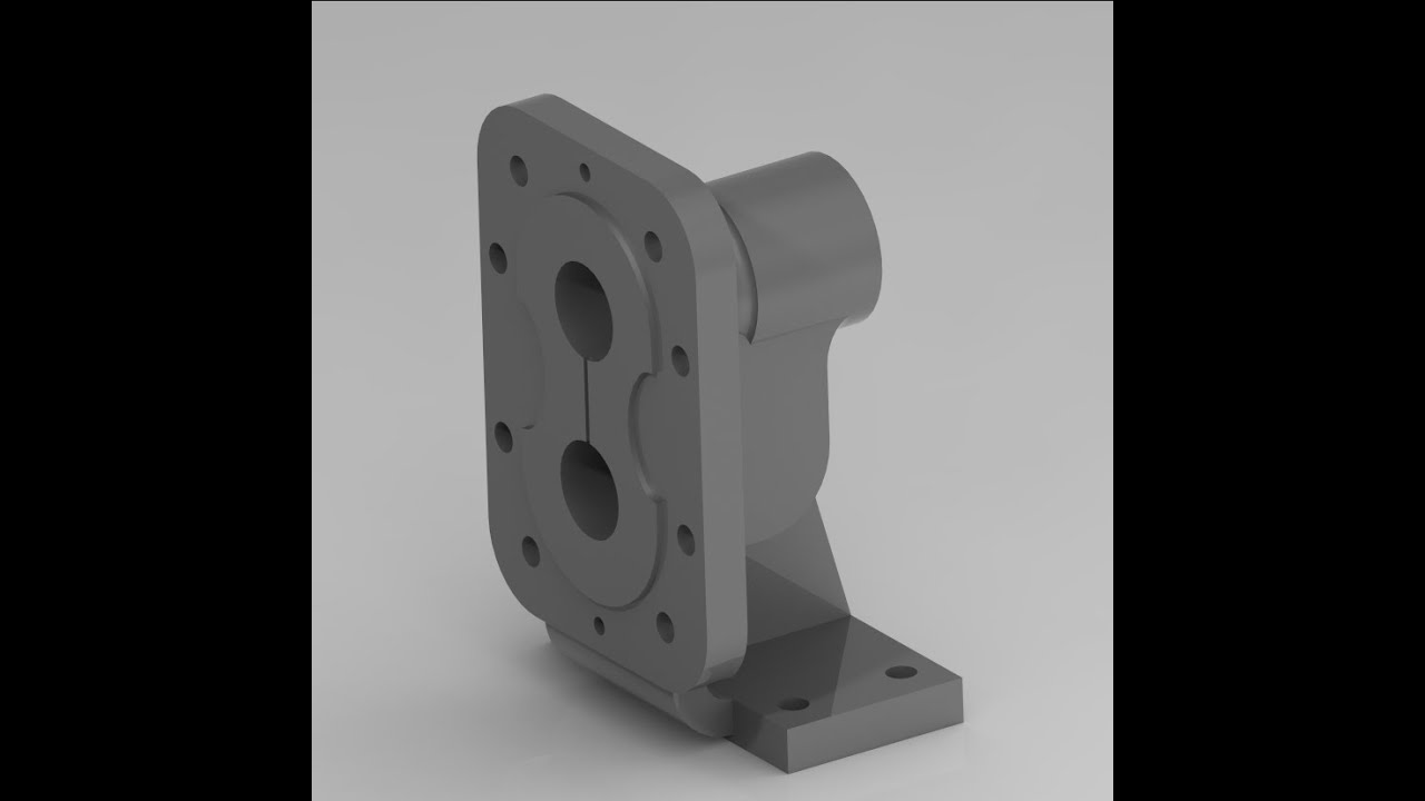 Mounting Bracket in CATIA | Rotary Gear Pump Assembly | CATIA V5 | CATIA Tutorials for Beginners