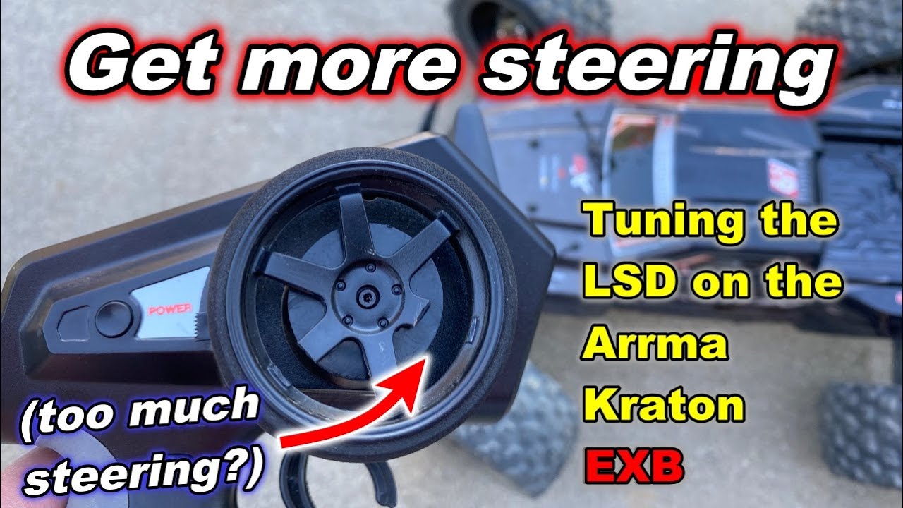 More steering!  Tuning the Kraton EXB front diff for less LSD