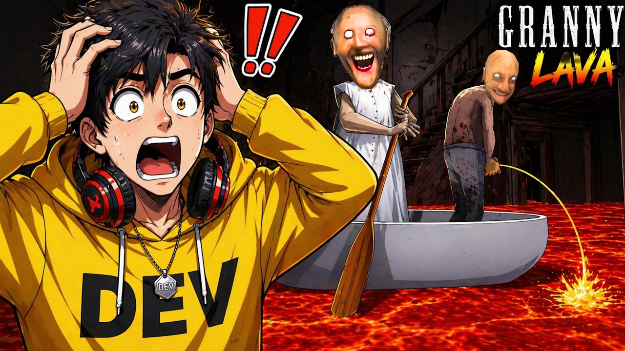 GRANNY CONTROLS LAVA NOW?! 😨 | IMPOSSIBLE ROBOT ESCAPE