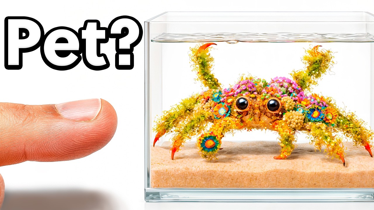 У меня появился декоративный краб в качестве домашнего питомца (да, это правда).