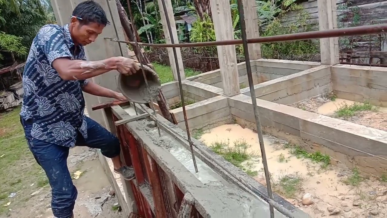 TAHAP PERTAMA DINDING SIMTEM COR BETON