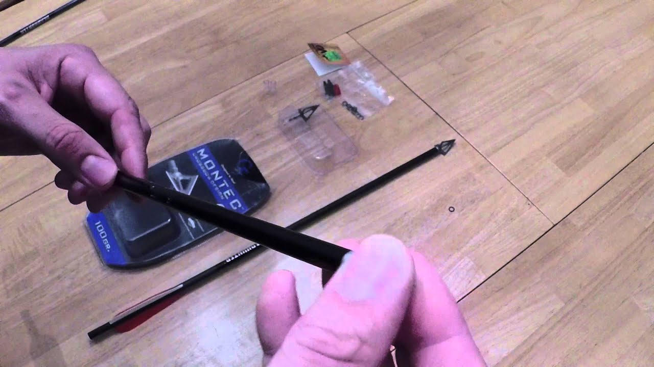 Crossbow Part 2-Installing broadheads