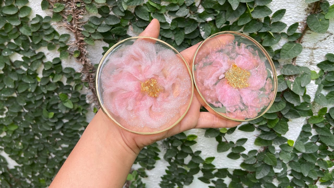 Portavasos de resina / resin cup holder