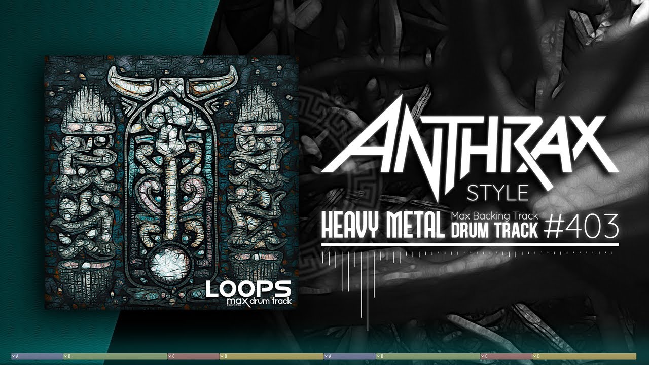 Heavy Metal Drum Track / Anthrax Style / 150 bpm