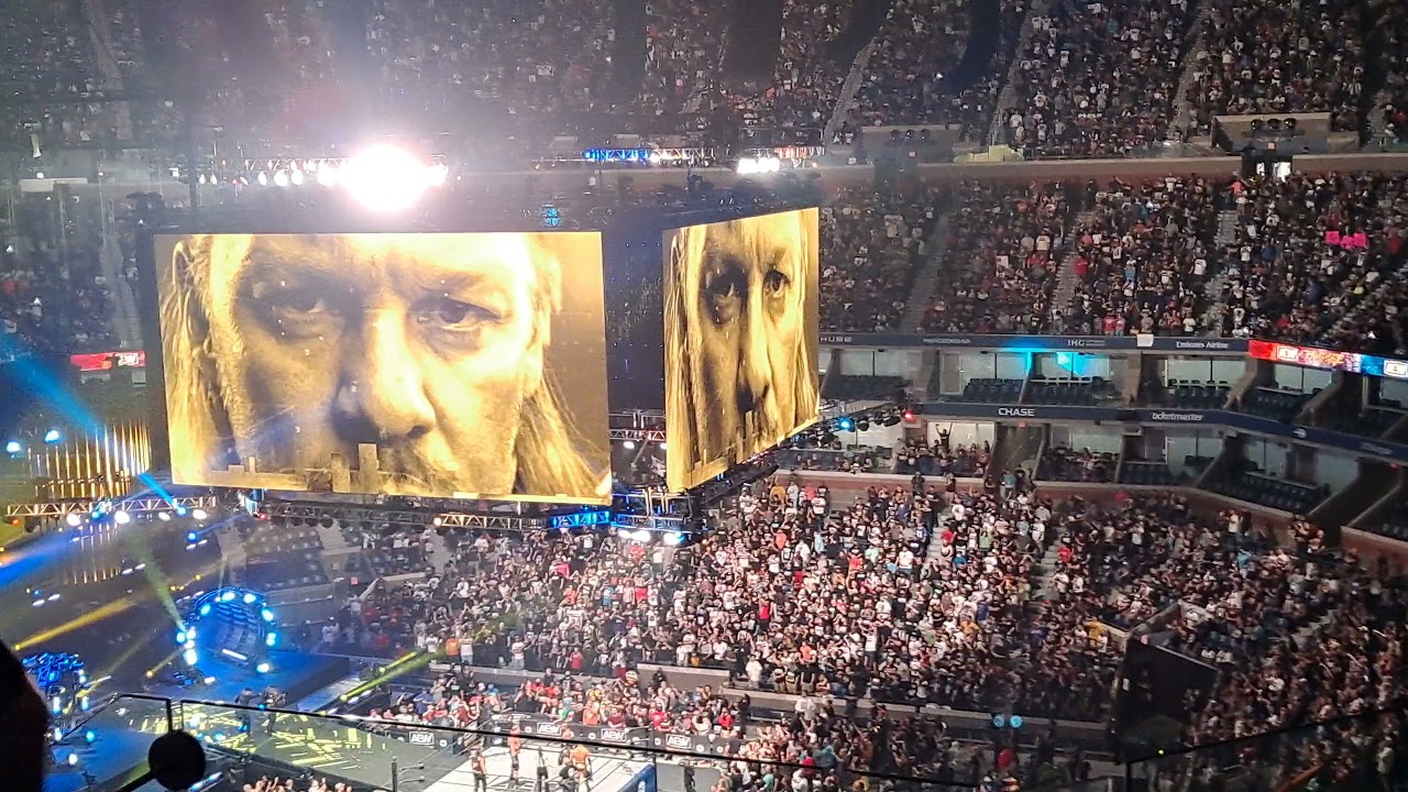 Chris Jericho AEW Entrance at Arthur Ashe Stadium NY