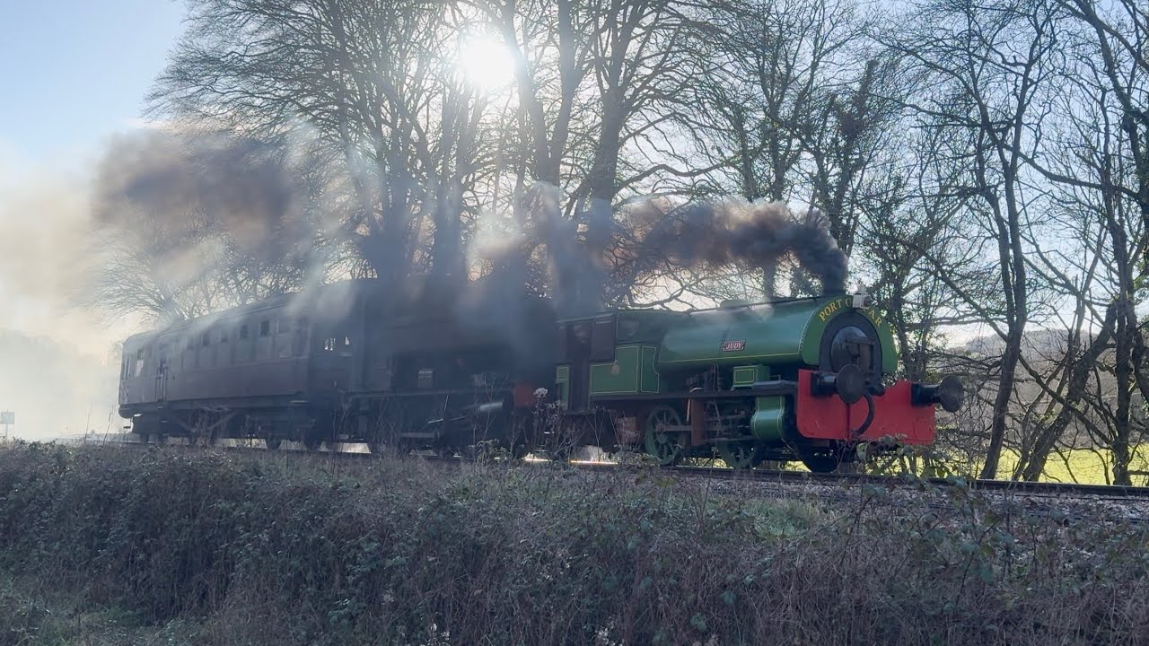 South Devon railway winter steam gala 4th January 2026