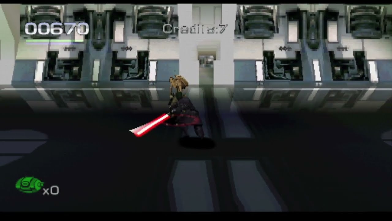 Star Wars Episode l Jedi Power Battles Level 1: Trade Federation Battleship  Darth Maul