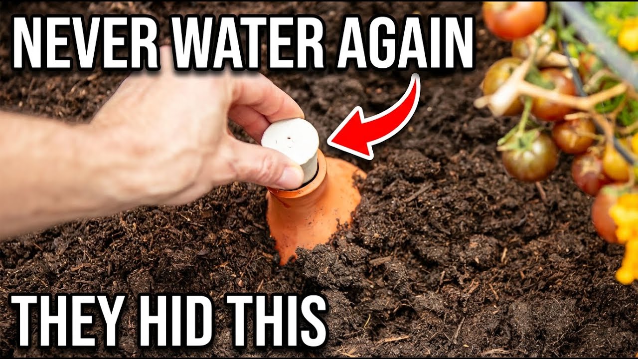 Burying This Pot Ends Watering Forever || The Forgotten Self Watering Secret