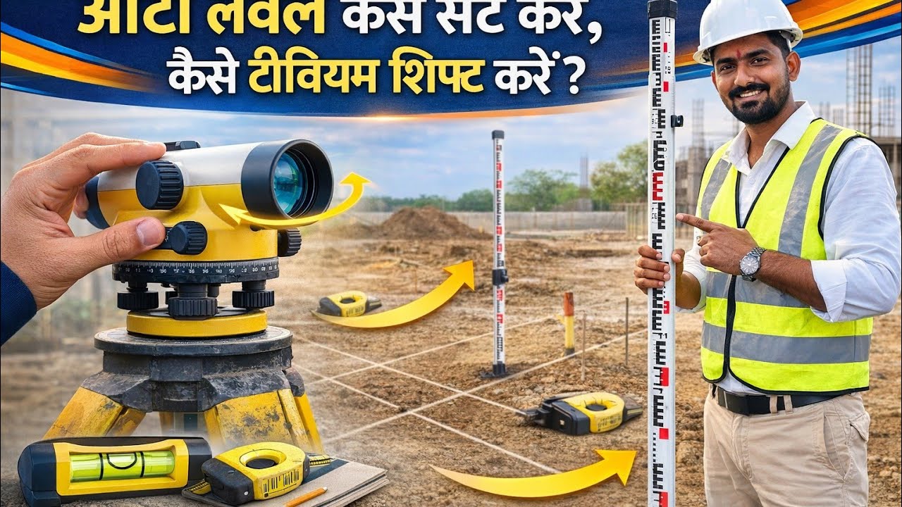 Autoleve kaise set kare, kaise  level de,  TBM shift kaise kare, Drain ka excavation kaise de.???? 