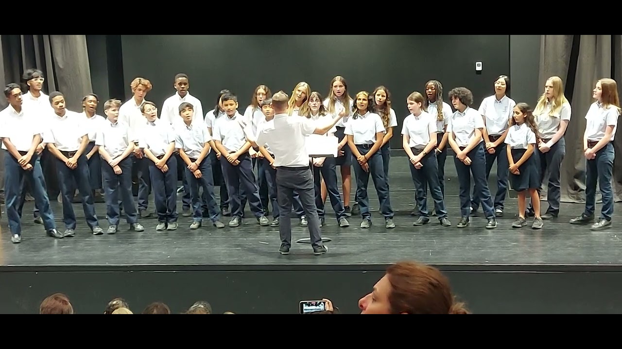 St Ignatius Catholic School Grand Cayman - School Choir at NCFA 2023 Burn