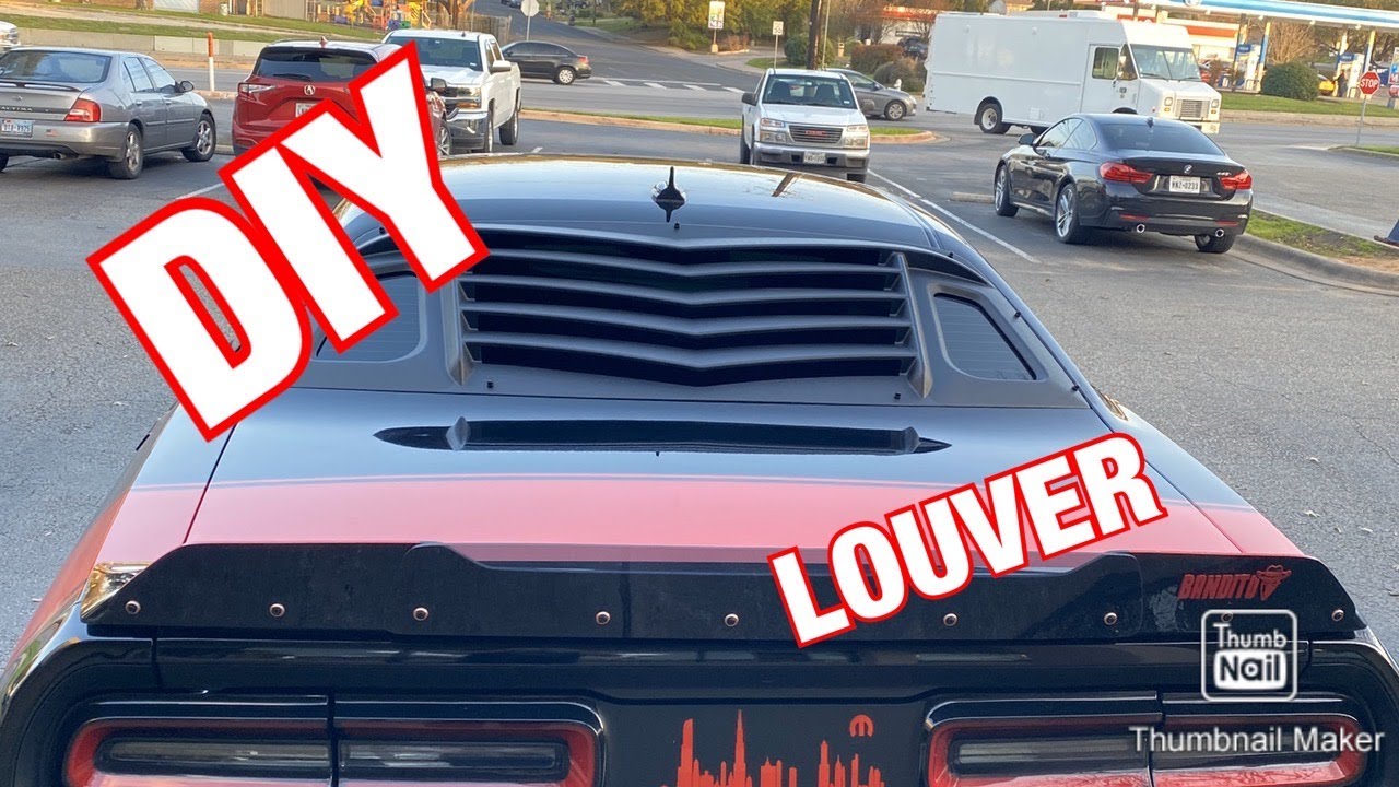 How to install a Louver on a Dodge Challenger