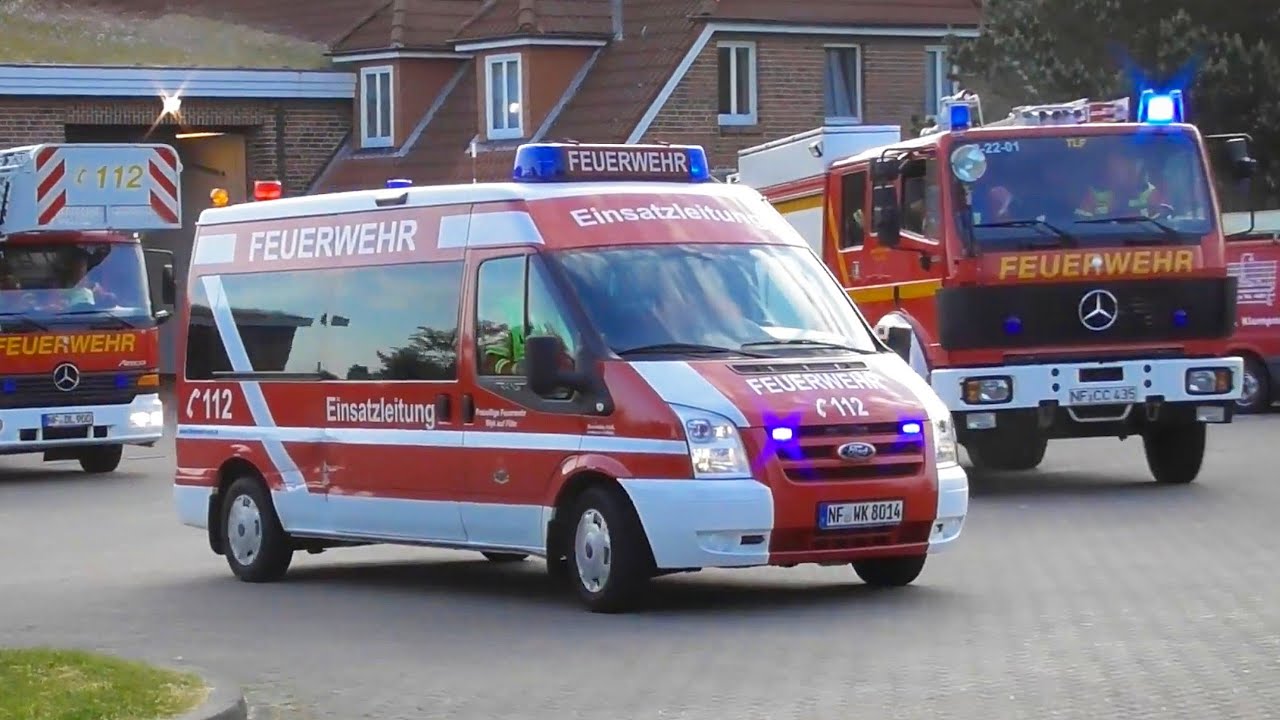 [DMEs, ankommende FFler] Wachausfahrt L&ouml;schzug ohne HLF der Inselfeuerwehr Wyk auf F&ouml;hr