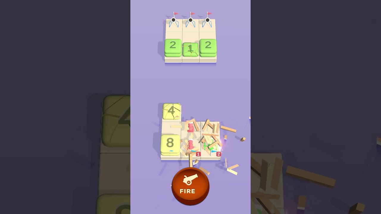 Merge & Fire - Tactical Puzzle Game