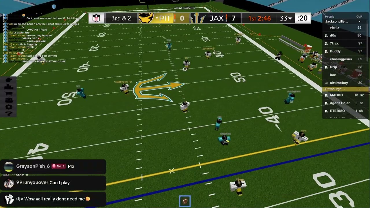 TFL Conf Champ - PIT v JAX TE/DE POV