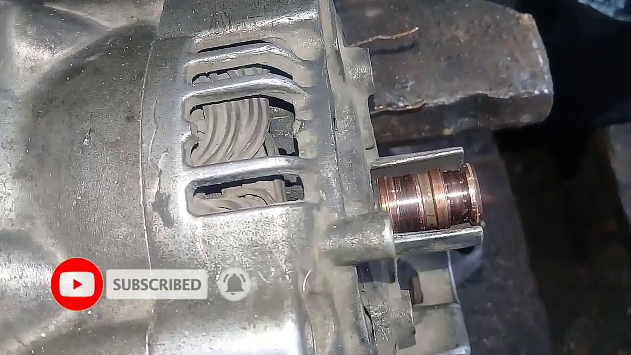 mengganti slip ring/ cincin rotor Alternator