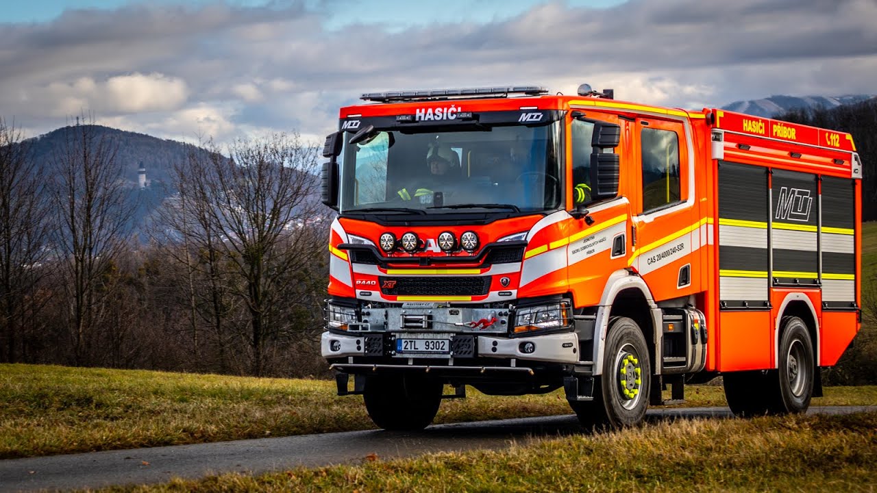 POŽÁRY.cz: Hasiči z Příbora mají novou cisternu Scania z produkce firmy MOTO – TRUCK CZ